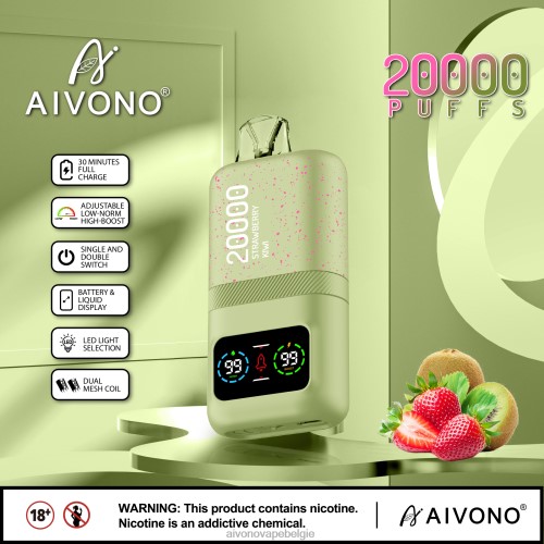 Aivono AIM magic 20000 aardbei-kiwi FFRN081 - Aivono Vape Review