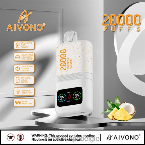 Aivono AIM magic 20000 ananas-kokosijs FFRN076 - Aivono Vape Review