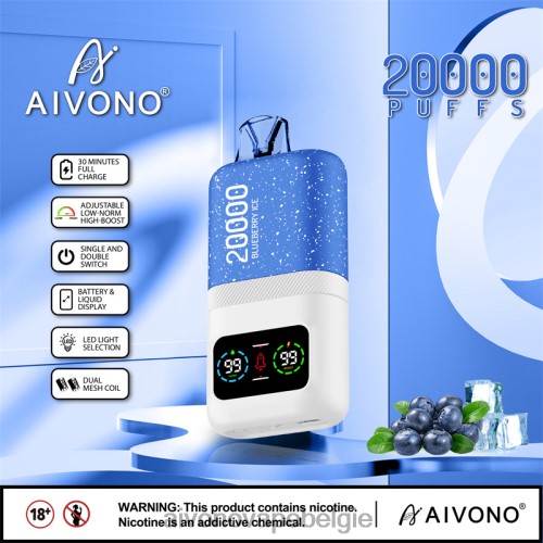 Aivono AIM magic 20000 bosbessen ijs FFRN073 - Aivono Vape