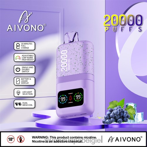 Aivono AIM magic 20000 druiven ijs FFRN086 - Aivono Vape Review