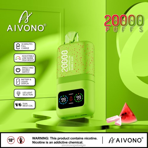 Aivono AIM magic 20000 watermeloen kauwgom FFRN082 - Aivono Vape Price